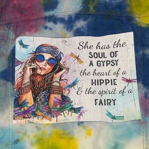 Gypsy Tie-Dye Denim Jacket
